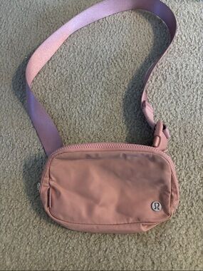 lululemon athletica Rose Pink Crossbody Belt Bag